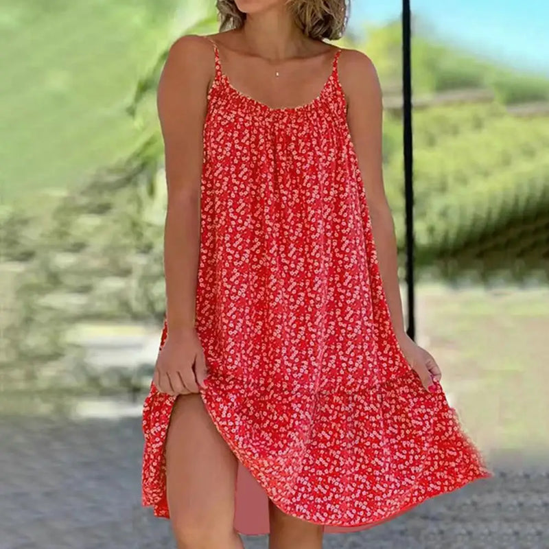 Vestido Estampado Tropical Daphne