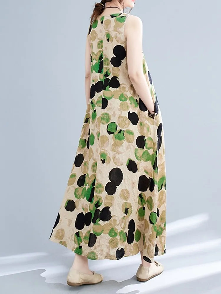 Vestido Longo Estampado Levianna