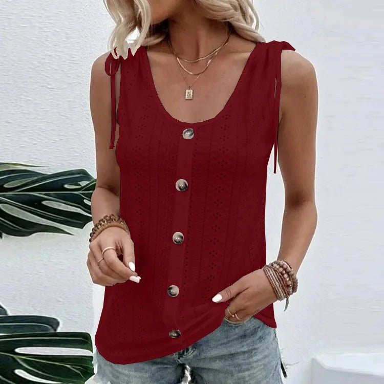 Blusa Feminina Com Botão - Vennanci