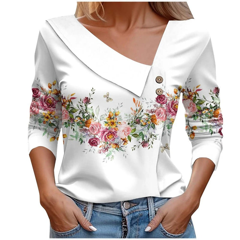 Camisa Feminina Floral - Vennanci