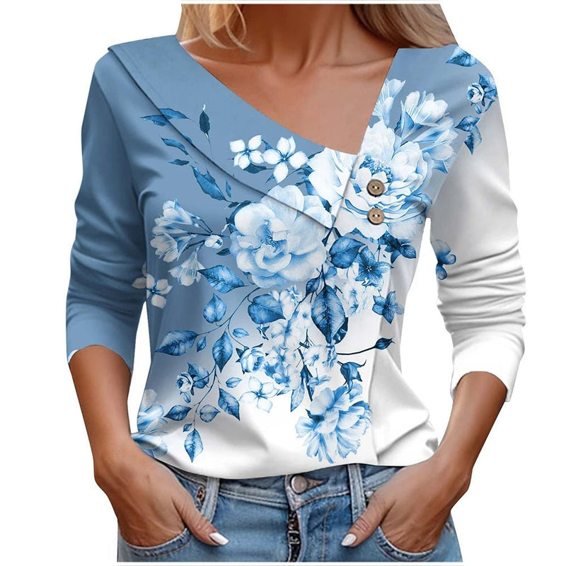 Camisa Feminina Floral - Vennanci