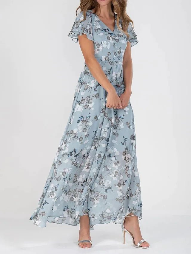 Vestido Feminino Longo Floral Elisabete - Vennanci