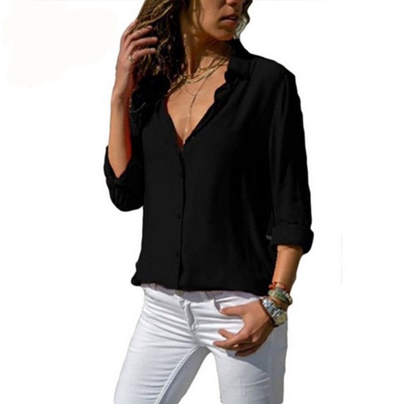 Camisa Feminina Social Fina - Loja Vennanci